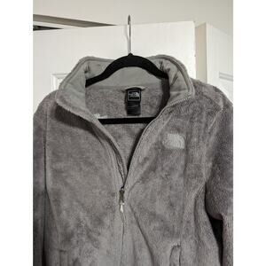 The North Face Women's Sherpa Fleece Full Zip Gray Jacket Size Medium